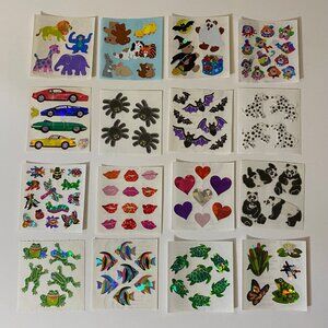 Vintage Sandylion Stickers Set Halloween Bears Animals Clowns & More